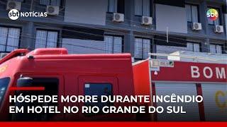 Incêndio em hotel no centro de Erechim (RS) deixa um hóspede morto | #SBTNotícias