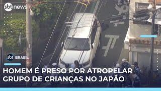 Homem atropela sete crianças em Osaka, no Japão | SBT Brasil (01/05/25)