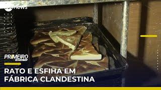 Fábrica clandestina de salgados em situação precária é fechada no RJ | Primeiro Impacto (04/06/25)