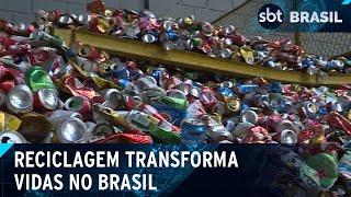 60% do alumínio consumido no Brasil vem da reciclagem | SBT Brasil (28/12/24)