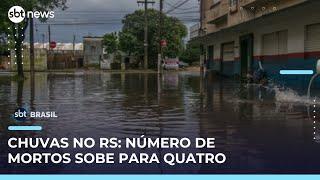 Chuva da trégua, mas frio atinge o Rio Grande do Sul | #SBTBrasil 