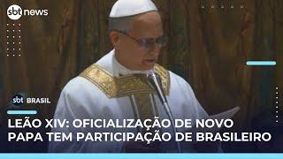 Brasileiro tem papel importante na oficialização de novo papa | SBT Brasil (09/05/25)