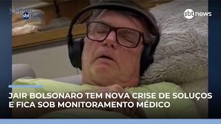 Bolsonaro passa mal e é monitorado após crise de soluços na Papudinha | #JornaldoSBTNews