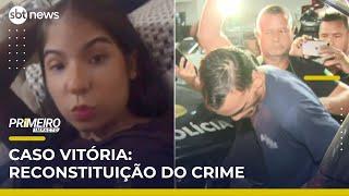 Caso Vitória: reconstituição tenta mostrar se Maicol agiu sozinho | Primeiro Impacto (24/04/25)