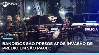Criminosos são presos após invasão de prédio em bairro nobre de São Paulo | SBT Brasil (24/05/25)