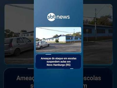 Ameaças de ataque em escolas suspendem aulas em Novo Hamburgo (RS) | #SBTBrasil
