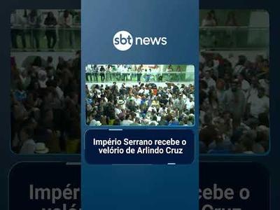 Corpo de Arlindo Cruz é velado na quadra do Império Serrano | #SBTBrasil
