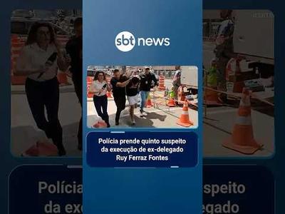 Polícia prende quinto suspeito da execução de ex-delegado Ruy Ferraz Fontes | #SBTBrasil