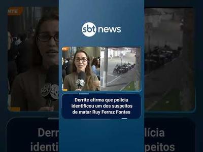 Derrite afirma que polícia identificou um dos suspeitos de matar Ruy Ferraz Fontes | #AloVoce