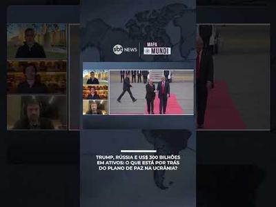 Plano de paz de Trump mira 300 bilhões de ativos russos congelados