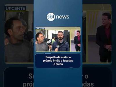 Suspeito de matar o próprio irmão a facadas é preso em Osasco (SP) | #PrimeiroImpacto