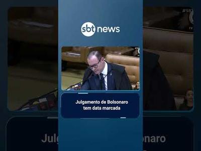 Julgamento do ex-presidente Jair Bolsonaro começa em 2 de setembro em Brasília | #SBTBrasil