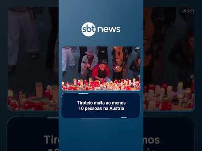 Pelo menos 10 pessoas morrem em tiroteio em escola na Áustria | #SBTBrasil