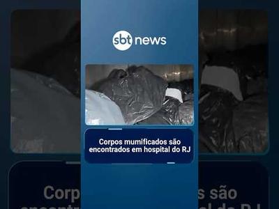 Corpos em estado de decomposição são encontrados em hospital do RJ | #SBTManhã