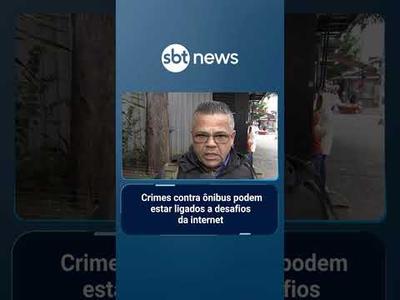 Polícia Civil investiga onda de ataques a ônibus em São Paulo | #SBTBrasil