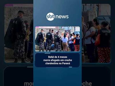 Bebê morre afogado em creche clandestina no Paraná