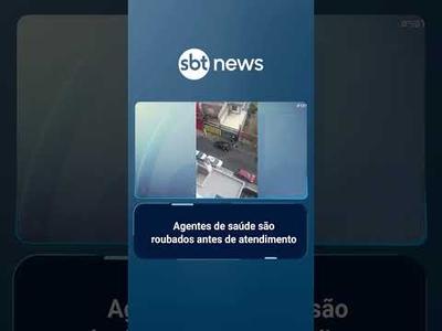 Criminosos assaltam agentes saúde que iam fazer atendimento em São Paulo | #SBTBrasil