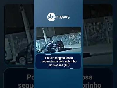 Polícia resgata idosa sequestrada pelo sobrinho em Osasco (SP) | #SBTManhã