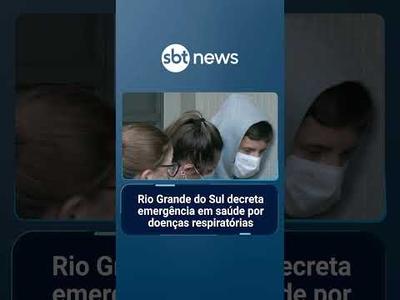 Rio Grande do Sul decreta emergência em saúde por doenças respiratórias