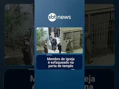 Membro de igreja é esfaqueado na porta de templo