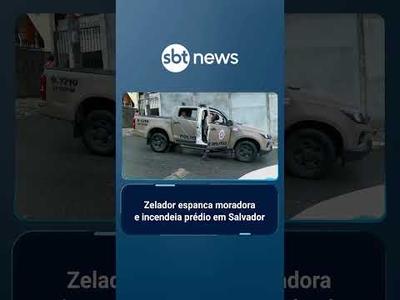 Zelador é preso suspeito de espancar moradora e incendiar prédio; vítima está em coma | #SBTBrasil