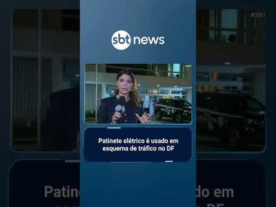 Polícia desmantela esquema de tráfico que usava patinete elétrico para distribuição | #SBTBrasil