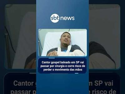 Cantor gospel baleado em SP corre risco de perder o movimento das mãos | #SBTBrasil