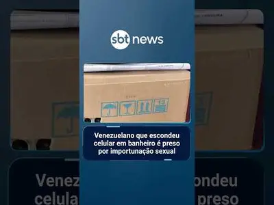 Venezuelano que escondeu celular em banheiro é preso por importunação sexual