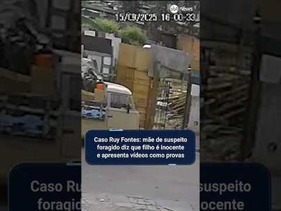 Mãe de suspeito no Caso Ruy Fontes apresenta vídeos para inocentar filho