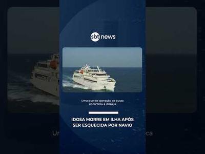 Idosa de 80 anos morre após ser esquecida por navio na Austrália | #SBTManha