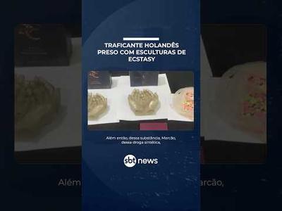 Holandês é preso em São Paulo com esculturas feitas de ecstasy | #PrimeiroImpacto
