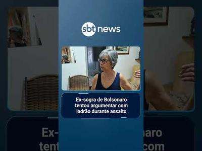 Ex-sogra de Bolsonaro tentou argumentar com ladrão durante assalto | #PrimeiroImpacto