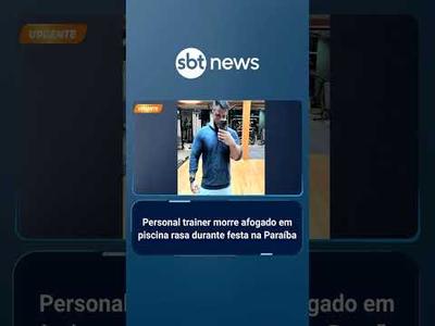 Personal trainer morre afogado em piscina rasa durante festa | #AloVoce