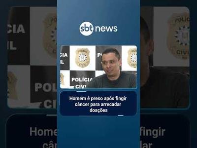 Homem é preso após fingir câncer para arrecadar doações | #SBTManhã