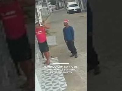 Criminoso com gorro de Papai Noel mata comerciante após sequestro em Paulista (PE) | #SBTNotícias