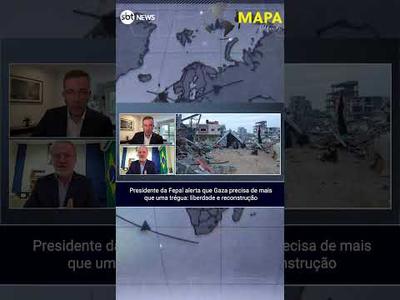 Presidente da Fepal alerta que Gaza precisa de trégua e mais: liberdade e reconstrução