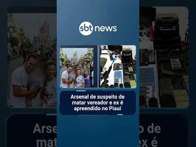 Arsenal de suspeito de matar vereador e ex é apreendido em Parnaíba (PI) | #PrimeiroImpacto