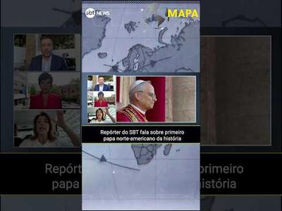 Repórter do SBT comenta expectativas sobre primeiro papa norte-americano