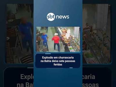 Explosão em churrascaria na Bahia deixa sete pessoas feridas | #SBTManhã