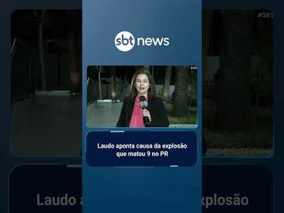 Laudo aponta que frio causou explosão que matou 9 em fábrica no PR | #SBTBrasil
