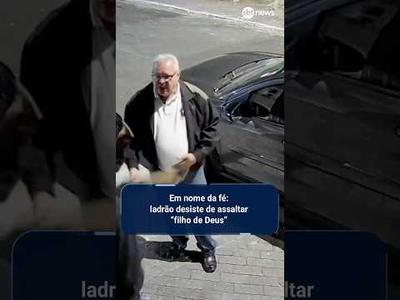 Em nome da fé: ladrão desiste de assaltar "filho de Deus"