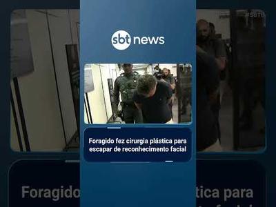 Homem foragido há 2 anos é preso em SP após cirurgia para burlar reconhecimento facial | #SBTBrasil
