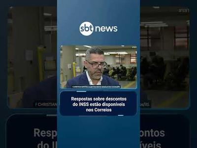 INSS: respostas podem ser consultadas nos Correios a partir desta segunda (16) | #SBTBrasil