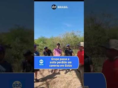Turistas são encontrados 22 horas após desaparecer em caverna de Goiás | SBT Brasil (01/07/24)