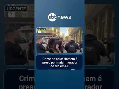 Crime de ódio: Homem é preso por matar morador de rua em SP | #PrimeiroImpacto