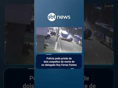 Polícia pede prisão de dois suspeitos da morte de ex-delegado Ruy Ferraz Fontes | #SBTBrasil