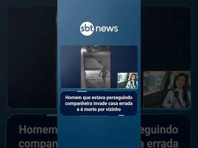 Homem que estava perseguindo companheira invade casa errada e é morto por vizinho | #PrimeiroImpacto