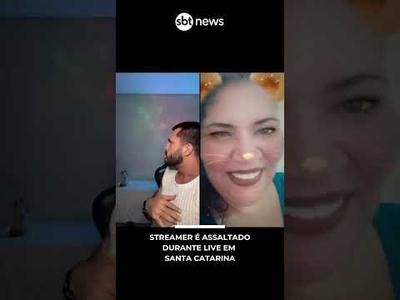 Streamer é assaltado durante live em Sanata Catarina