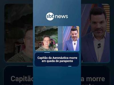 Capitão da Aeronáutica morre em queda de parapente em Goiás | #SBTManhã