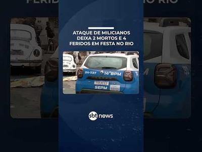 Ataque de milicianos deixa 2 mortos e 4 feridos na Vila Kennedy (RJ) | #SBTBrasil